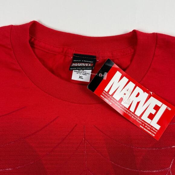 Vintage Spiderman x Green Goblin Marvel Superhero Comic 2002 Promo Shirt NWT XL - Picture 7 of 8